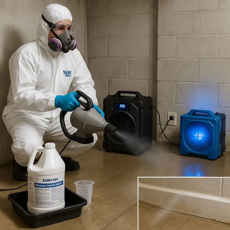 Sanitization and Odor Removal process in Jessup, MD
